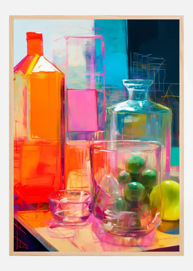 Neon Still Life No 2 Plagát