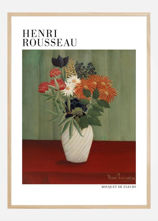 Henri Rousseau - Bouquet De Fleurs Plagát