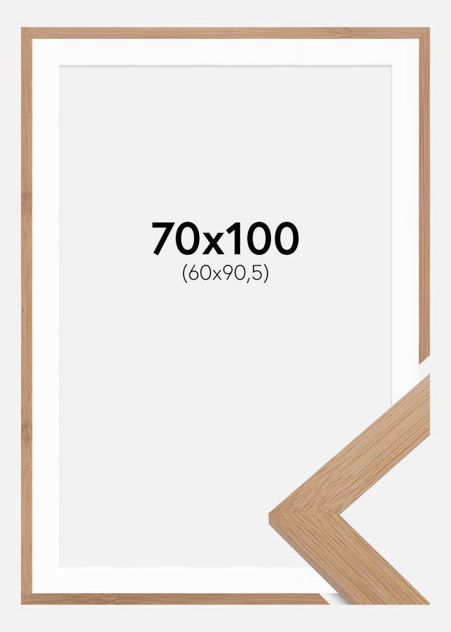 Rám Hoei Bambus 70x100 cm - Pasparta Biela 61x91,5 cm