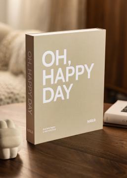 KAILA OH HAPPY DAY Grey - Coffee Table Photo Album (60 Cierna Sidor)