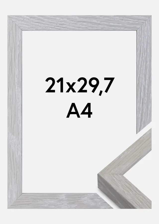 Rám Elegantný Box Sivá 21x29,7 cm (A4)