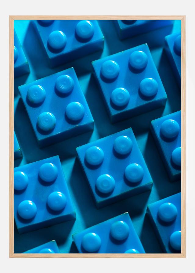 Blue lego Plagát