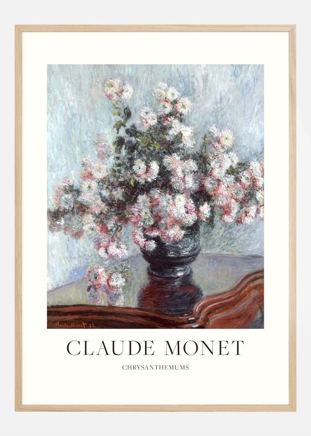 Claude Monet -Chrysanthemums Plagát