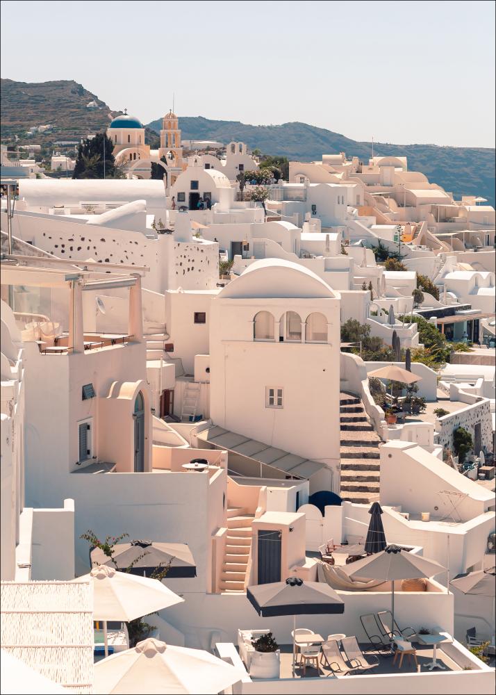 Santorini Village Plagát