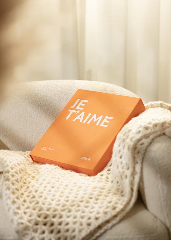 KAILA JE T'AIME - Coffee Table Photo Album (60 Cierna Strany / 30 listov)