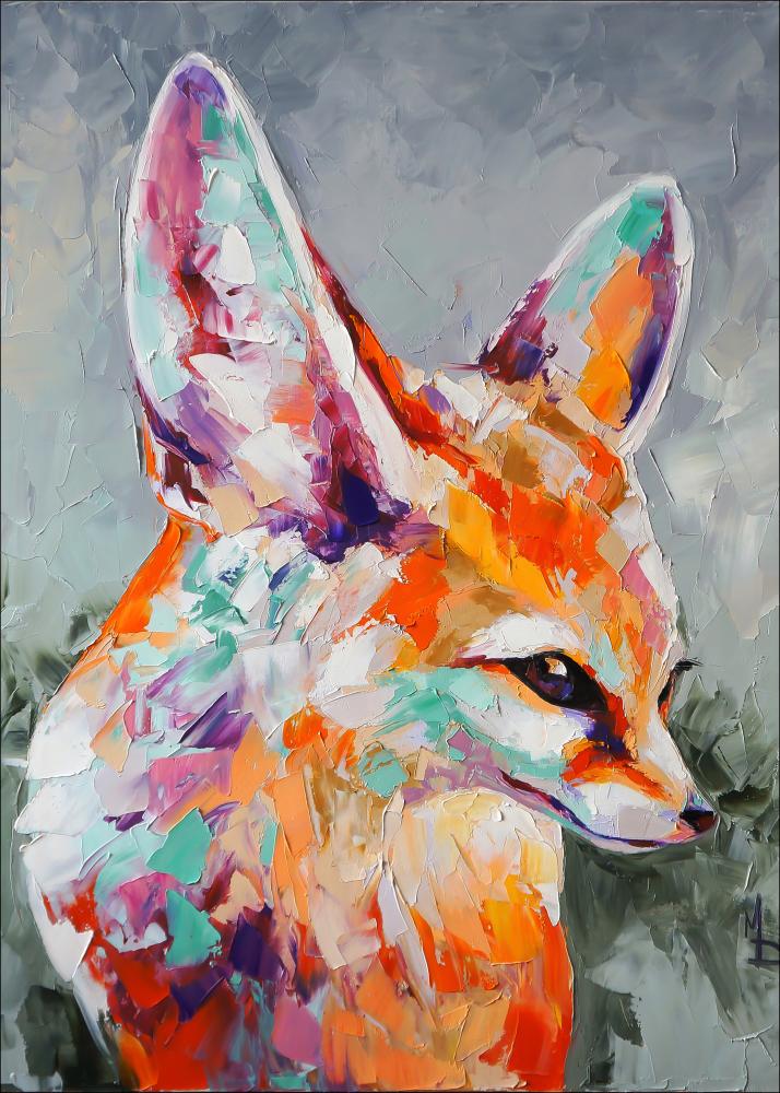 Fox Painting Plagát