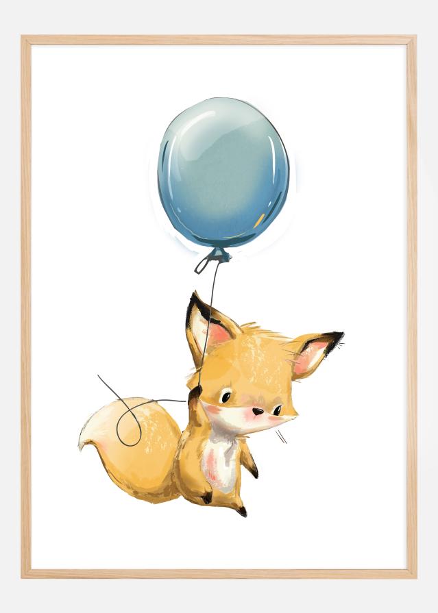 Fox Balloon Plagát