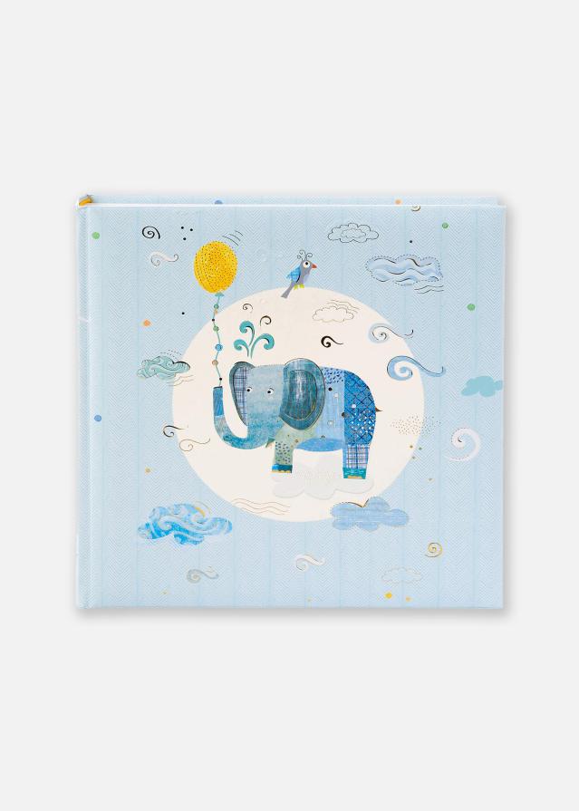 Blue Elephant Fotoalbum - 25x25 cm (60 Biele Strany / 30 listov)