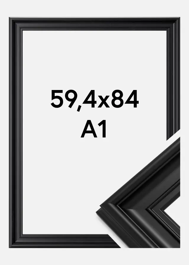 Rám Mora Prémium Cierna 59,4x84 cm (A1)