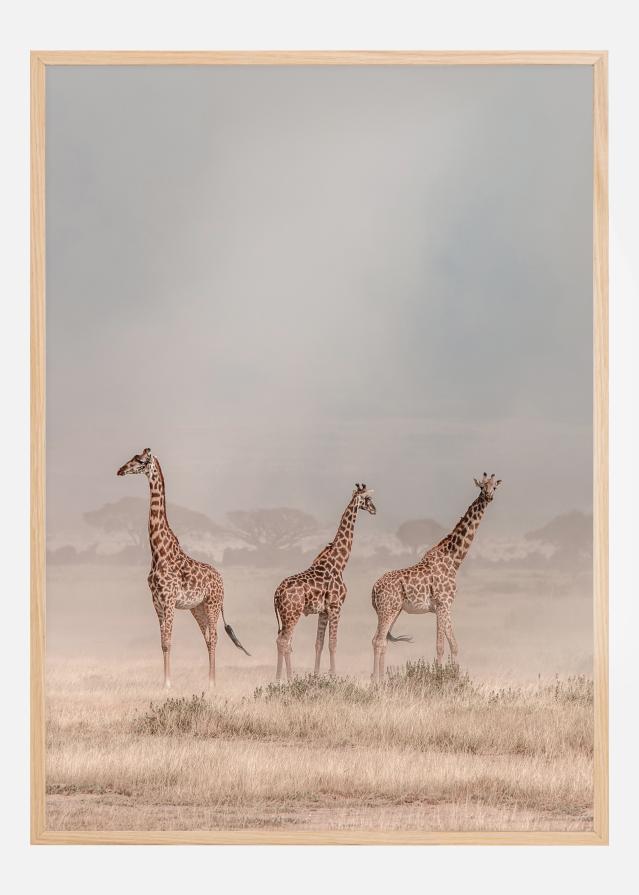 Weathering The Amboseli Dust Devils Plagát