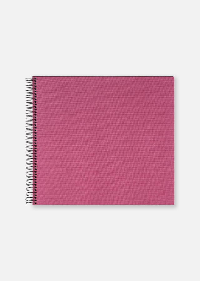 Bella Vista Špirálový album Fuchsia - 35x30 cm (40 Cierna Strany / 20 listov)