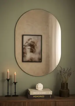 KAILA Zrkadlo Oválny Dark Bronze 70x100 cm