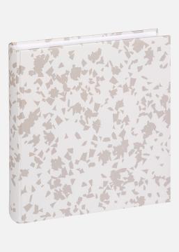 Terrazzo stone Album Biela - 28x29 cm (60 Biele Strany / 30 listov)