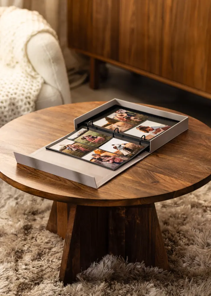 KAILA HI LITTLE ONE Grey - Coffee Table Photo Album (60 Cierna Sidor)