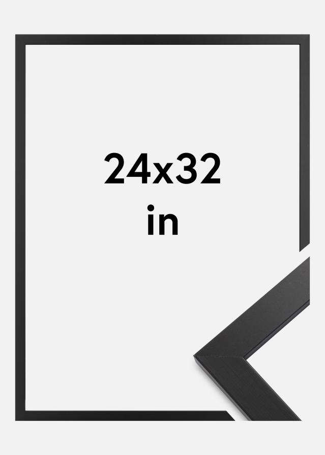 Rám Black Wood Akrylové sklo (Plexisklo) 24x32 inches (60,96x81,28 cm)