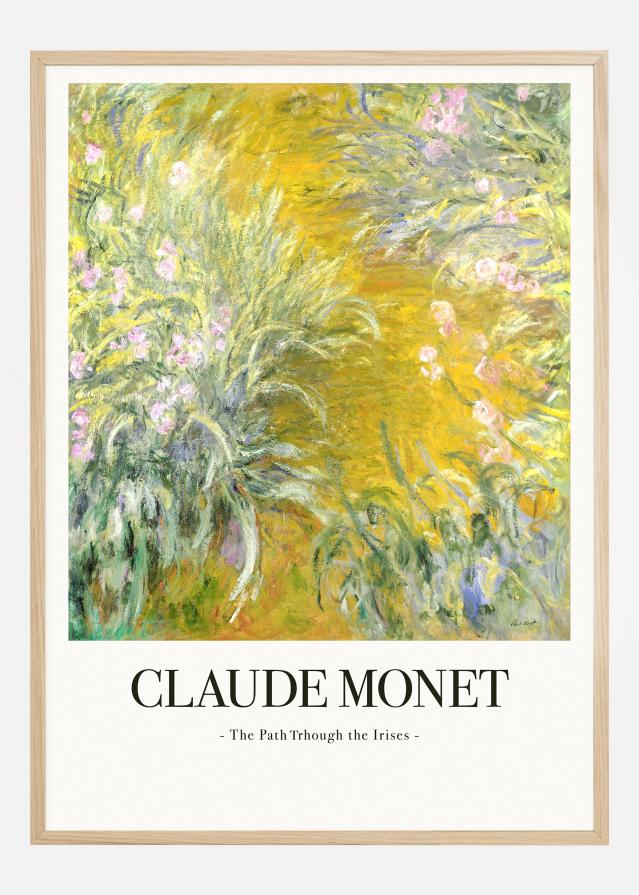 Claude Monet -The Path Through The Irises Plagát