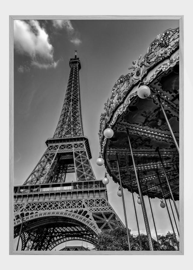 Merry-Go-Round at the Eiffel Tower Plagát