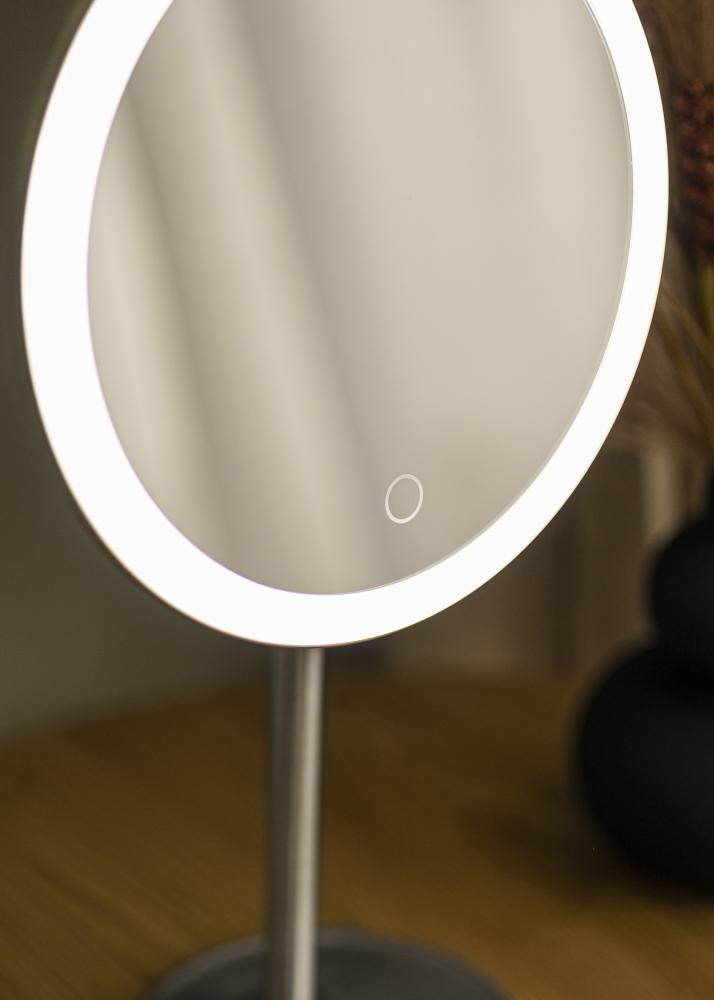 KAILA Kozmetické zrkadlo Pillar LED Magnifying 20 cm Ø