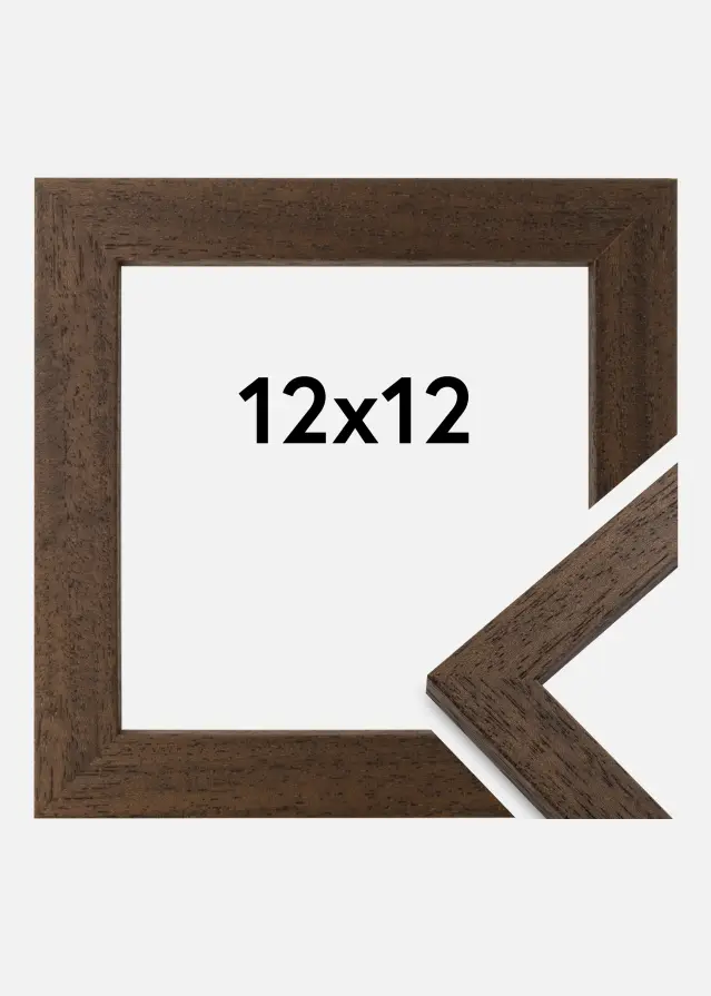 Rám Brown Wood 12x12 cm