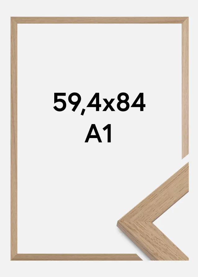 Rám Trendline Akrylové sklo (Plexisklo) Dub 59,4x84 cm (A1)