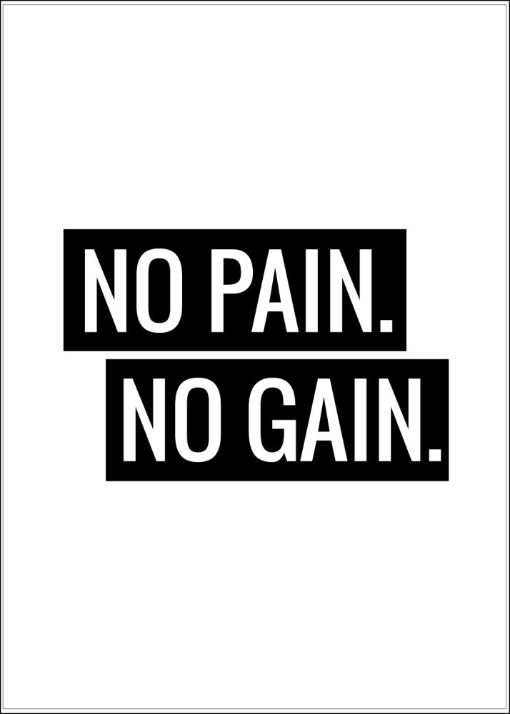 No Pain No Gain Plagát