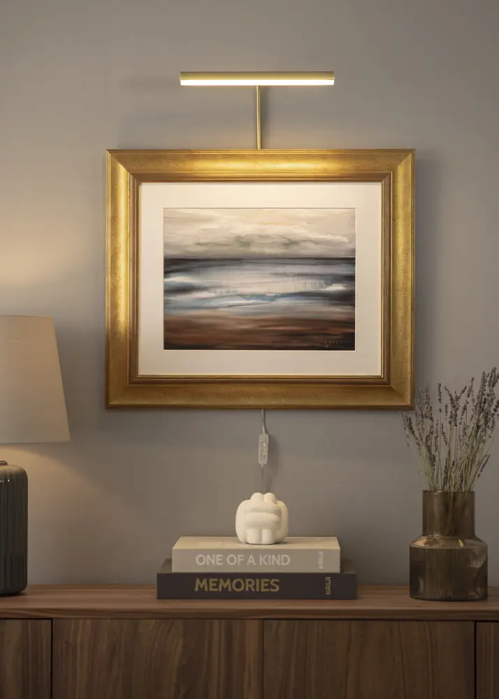 Artist LED 30 cm obrazové svietidlá - Mosadz