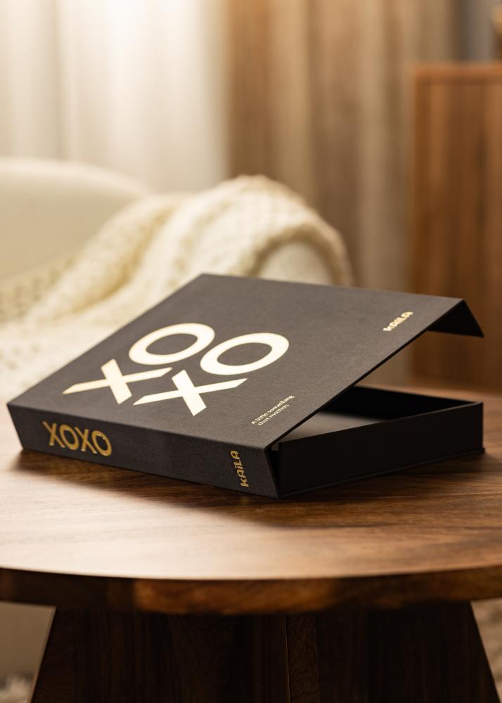 KAILA XOXO Black - Coffee Table Photo Album (60 Cierna Strany / 30 listov)