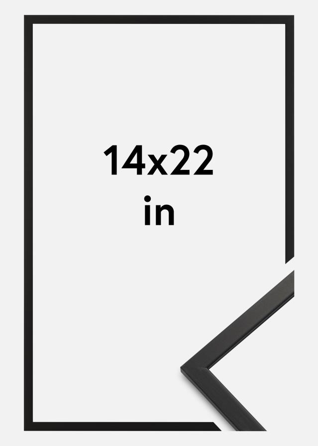 Rám Edsbyn Akrylové sklo (Plexisklo) Cierna 14x22 inches (35,56x55,88 cm)