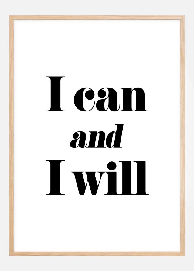 I can and I will Plagát