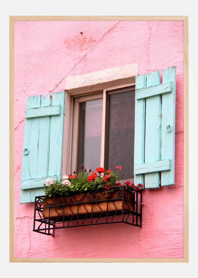 Colourful window Plagát