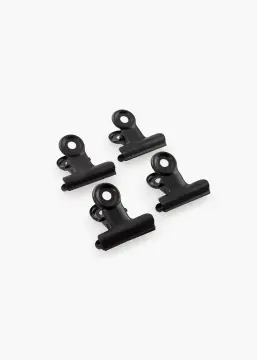 KAILA Plagát Clip Black 30 mm - 4 ks