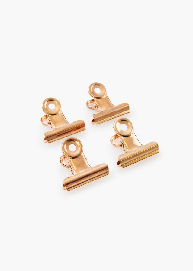 KAILA Plagát Clip Rose Gold 30 mm - 4 ks