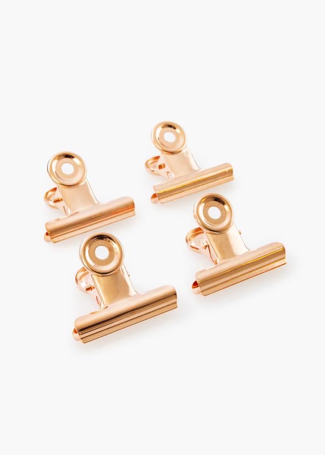 KAILA Plagát Clip Rose Gold 40 mm - 4 ks