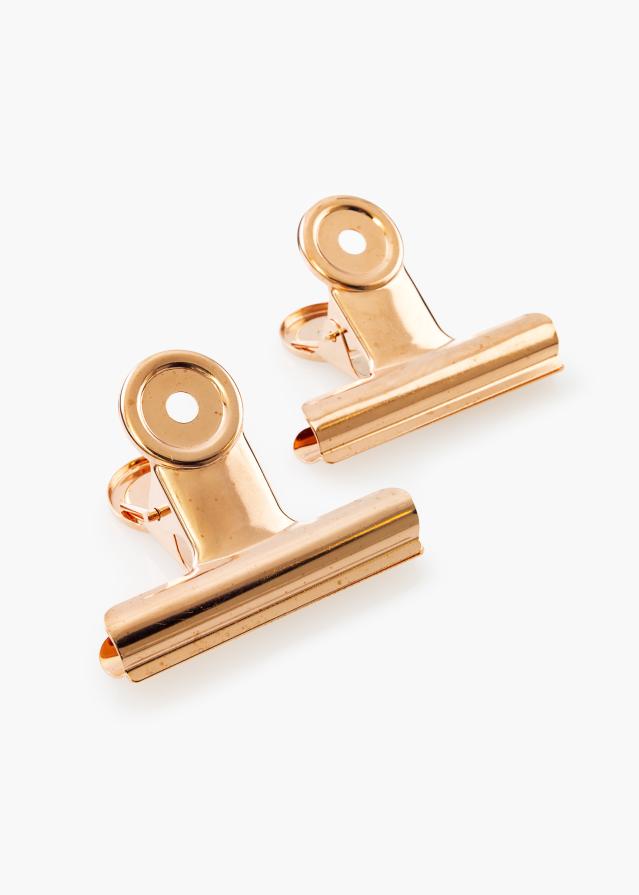 KAILA Plagát Clip Rose Gold 65 mm - 2 ks