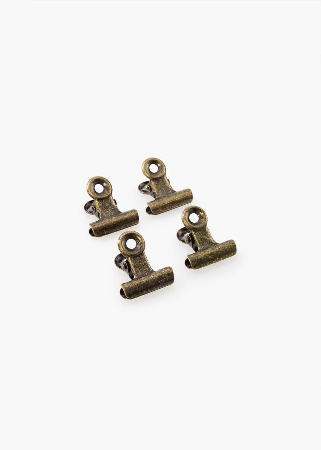 KAILA Plagát Clip Retro Bronze 20 mm - 4 ks