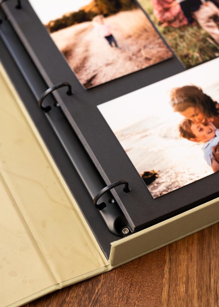 KAILA MEMORIES Vanilla - Coffee Table Photo Album (60 Cierna Strany)