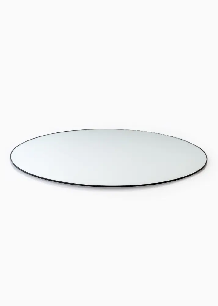 KAILA Round Mirror - Thin Black 100 cm Ø