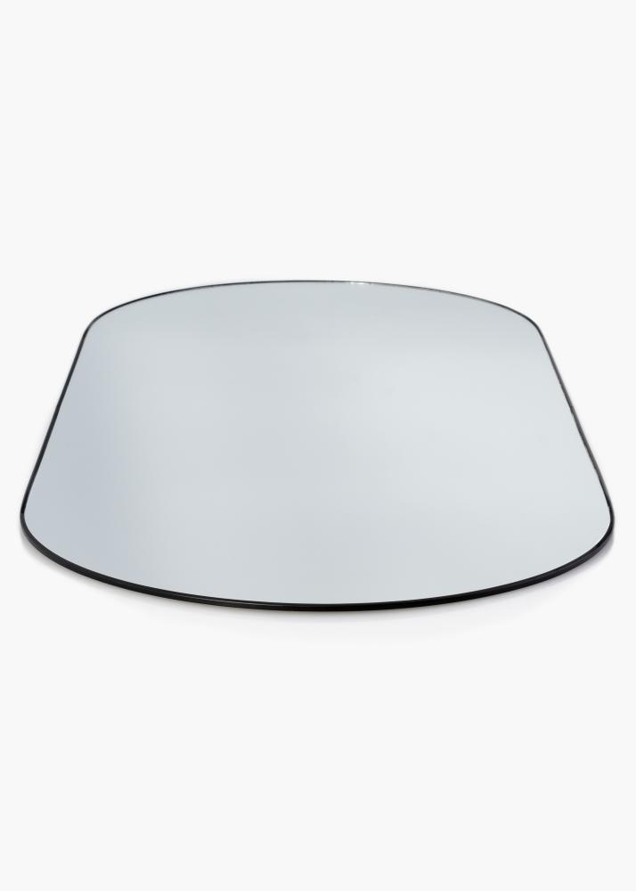 Oválny Mirror Jersey- Thin Black 35x80 cm