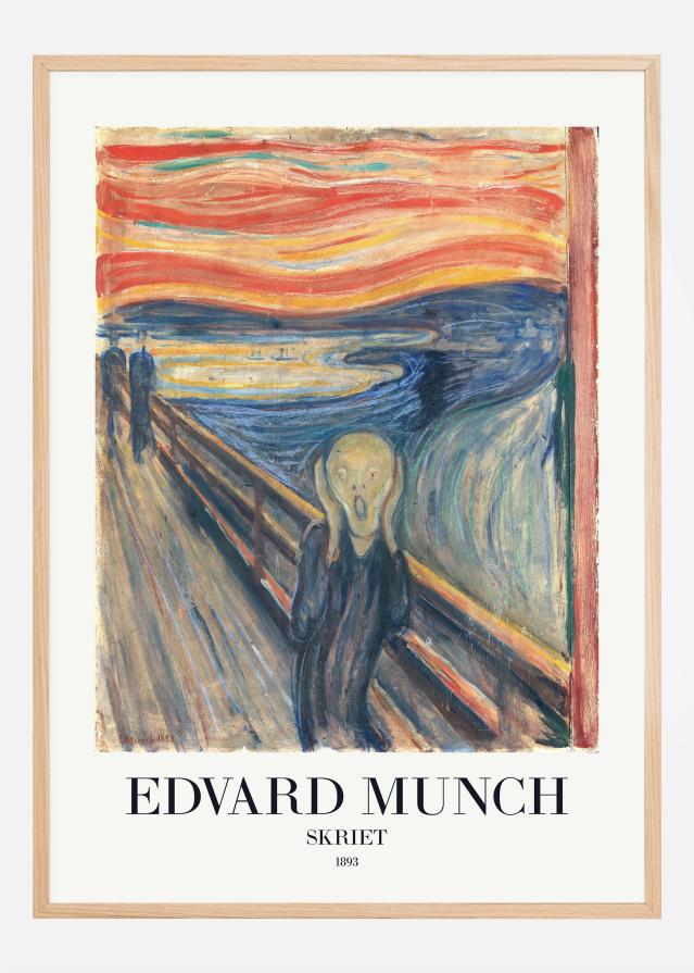 Edvard Munch - Skriet (The Scream) Plagát