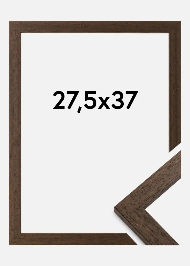 Rám Brown Wood Akrylové sklo (Plexisklo) 27,5x37 cm