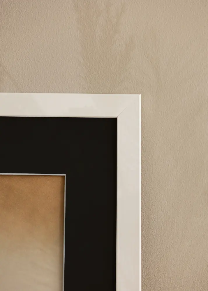 Rám Trendline Biela 80x80 cm - Pasparta Cierna 70x70 cm