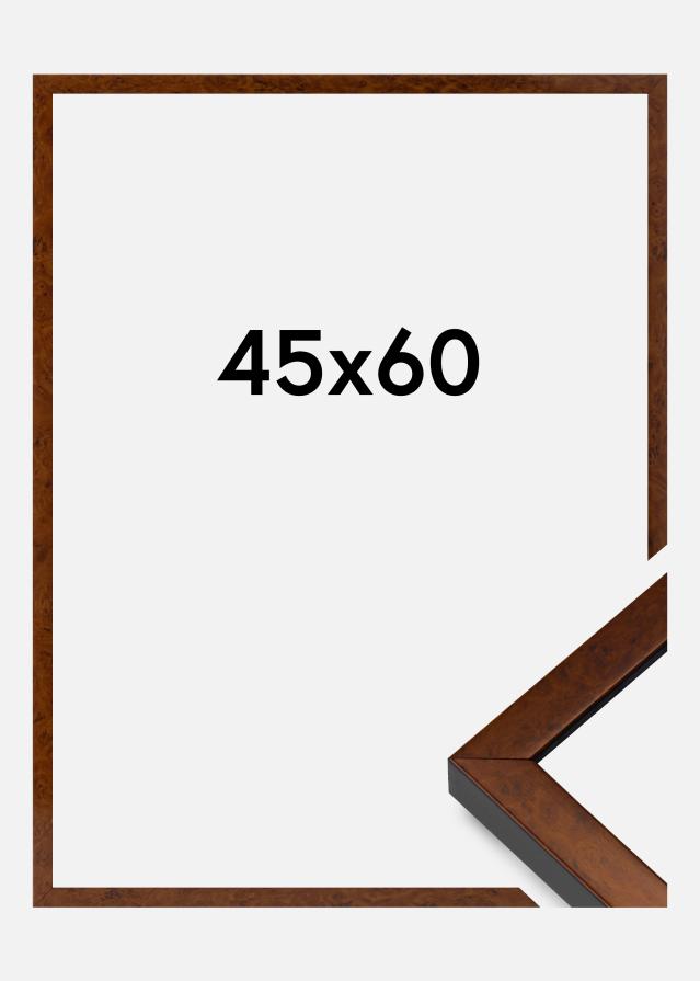 Rám Ares Akrylové sklo (Plexisklo) Burr Walnut 45x60 cm