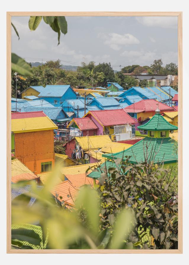 Colorful Village Plagát