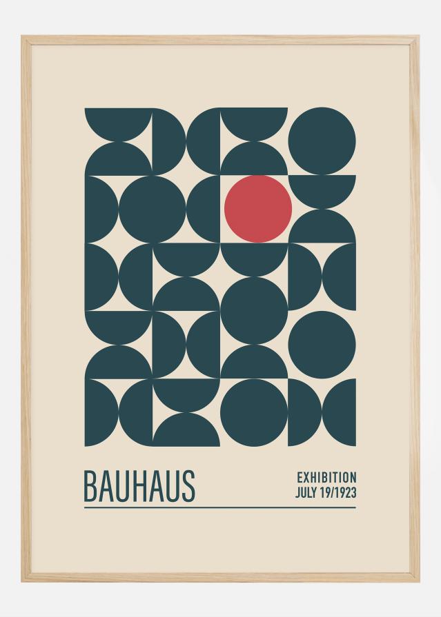 Bauhaus Mavi Kureler Plagát