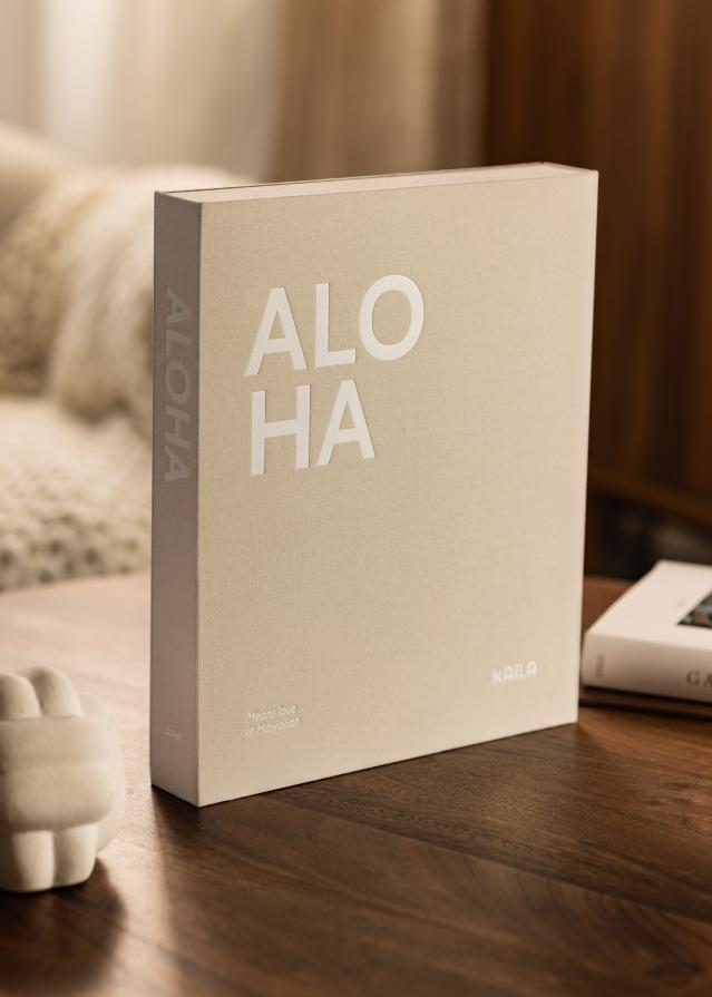 KAILA ALOHA - Coffee Table Photo Album (60 Cierna Strany / 30 listov)