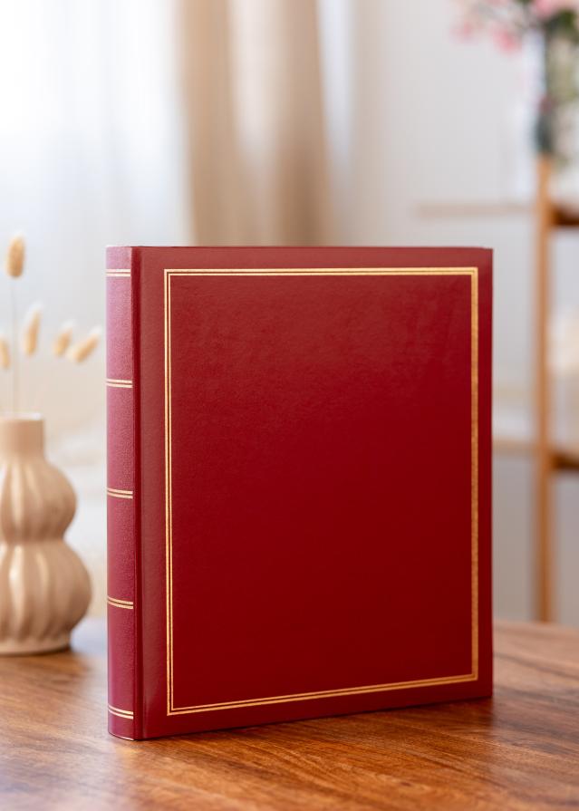 Classico Album Cervená - 30x33 cm (100 Biele Strany / 50 listov)