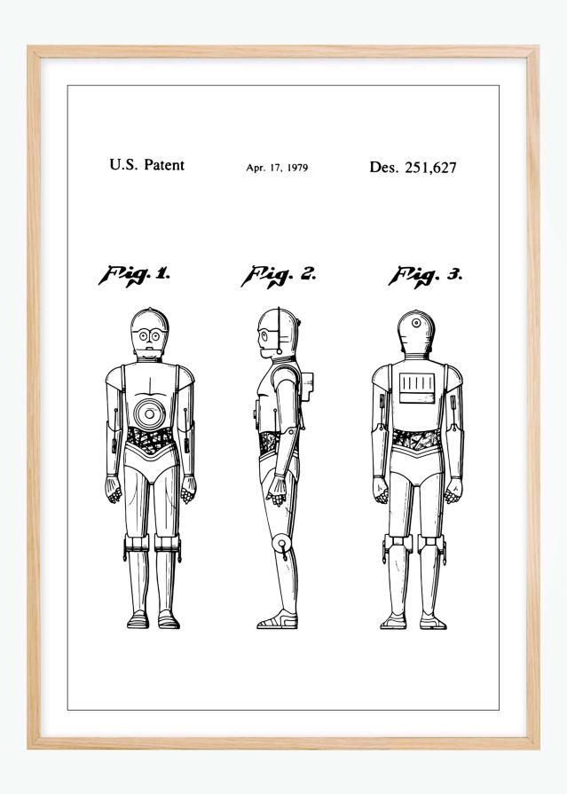 Motív patentov - Star Wars - C-3PO Plagát