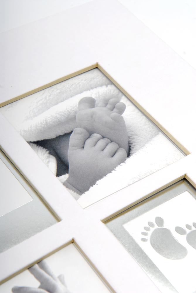 Little Foot Album Sivobiela - 28x30,5 cm (60 Biele Strany / 30 listov)