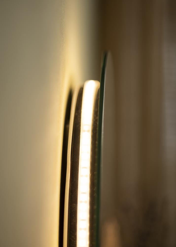 KAILA Zrkadlo LED 40 cm Ø