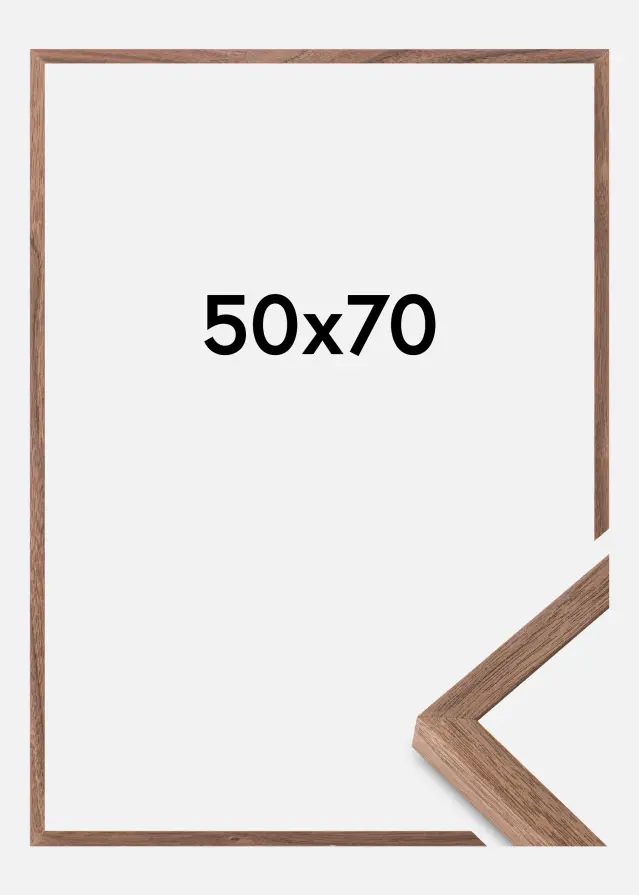 Rám Soul Walnut Veneer Akrylové sklo (Plexisklo) 50x70 cm